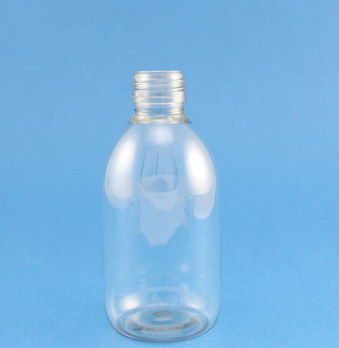 250ml Alpha Bottle Clear PET 28mm Neck